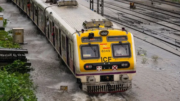 Mumbai Local Train Western Railways Mumbai Rains