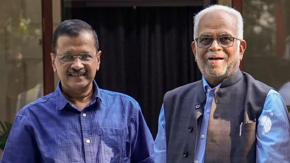B Sudershan Reddy Arvind Kejriwal