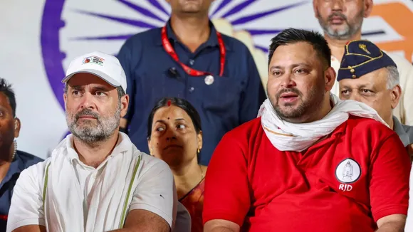 Rahul Gandhi Tejashwi Yadav Voter Adhikar Yatra
