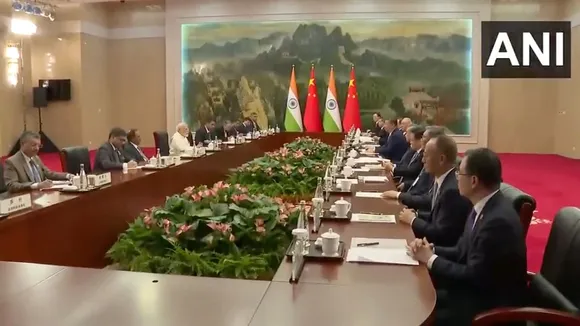 Prime Minister Narendra Modi holds a bilateral meeting with Chinese President Xi Jinping in Tianjin, China, on Sunday, August 31, 2025.