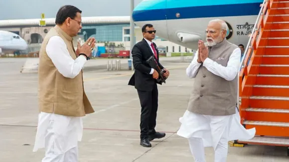 Narendra Modi Pushkar Singh Dhami Uttarakhand