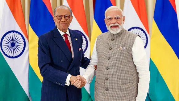 Narendra Modi Navinchandra Ramgoolam India Mauritius