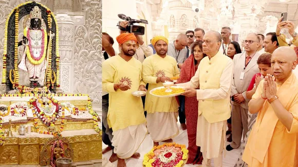Navinchandra Ramgoolam Ram Mandir Ayodhya