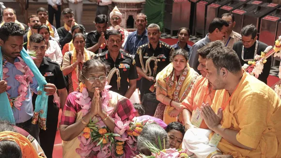 Droupadi Murmu in Mathura