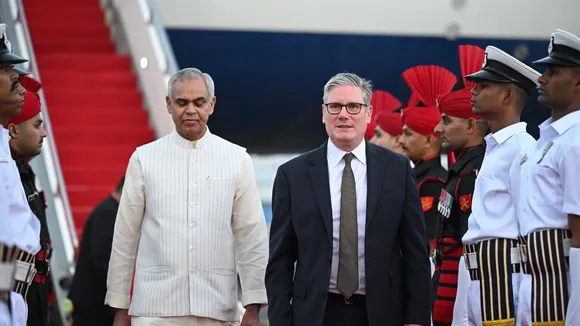 Keir Starmer in India Mumbai