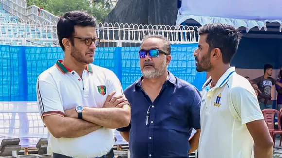 Abhimanyu Easwaran Sourav Ganguly