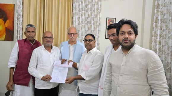 Anand Shankar Singh gets ticket as INDIA Alliance-supported Congress candidate from Aurangabad Assembly constituency on Wednesday, October 15, 2025.