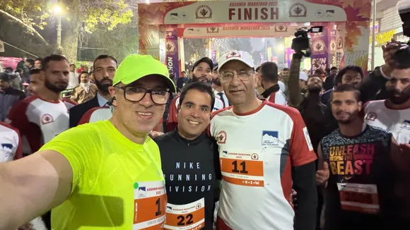 omar abdullah kashmir marathon