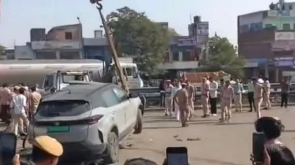 jaipur dumper truck accident