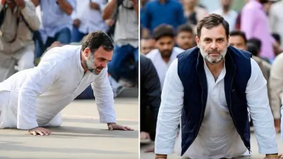 rahul gandhi panchmarhi push ups