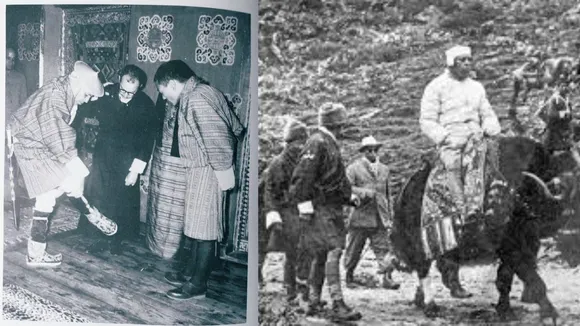 Jawaharlal Nehru in Bhutan