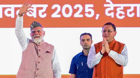 Pushkar Singh Dhami Narendra Modi Uttarakhand