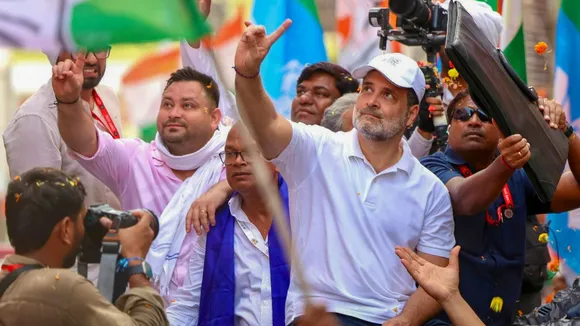 Rahul Gandhi Tejashwi Yadav Bihar Congress Bihar Elections