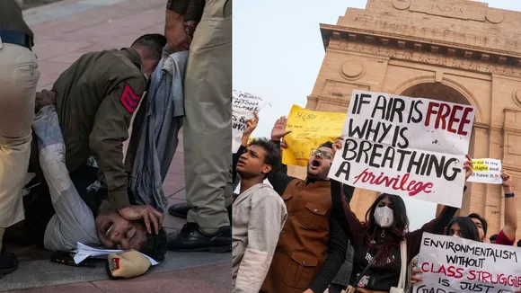 Clear Air Protest Air Pollution Delhi Pollution Protest India Gate