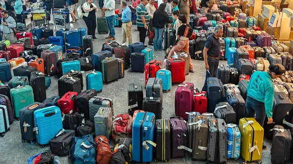 Bengaluru Airport Luggage IndiGo Flight Cancellations