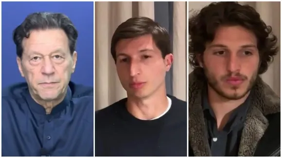 Imran Khan sons Kassim and Suleiman