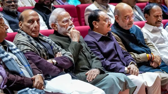 Narendra Modi rajnath Singh JP Nadda Amit Shah BJP party