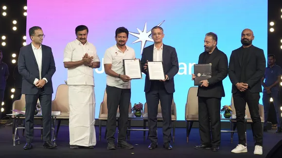 The Government of Tamil Nadu and JioHotstar formalize the Letter of Intent at South Unbound, in the presence of Deputy Chief Minister Udhayanidhi Stalin, Hon'ble Minister of Tamil Developmen