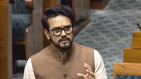 Anurag Thakur Smoking in Parliament