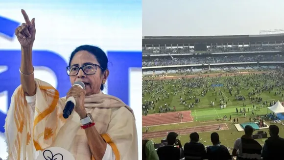 Mamata Banerjee Lionel Messi GOAT India Tour in Kolkata Salt Lake Stadium