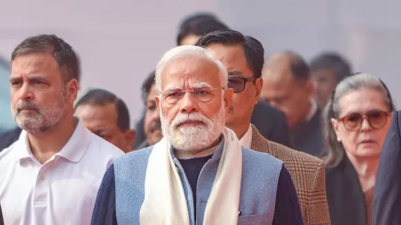 Narendra Modi Rahul Gandhi Sonia Gandhi 2001 Parliament attack anniversary