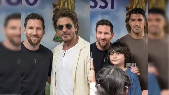 Shah Rukh Khan meets Lionel Messi