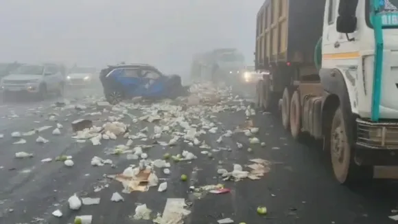 Delhi Mumbai Expressway Accident