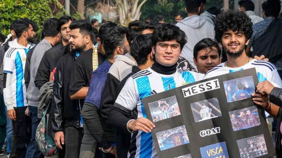 Lionel Messi In Delhi
