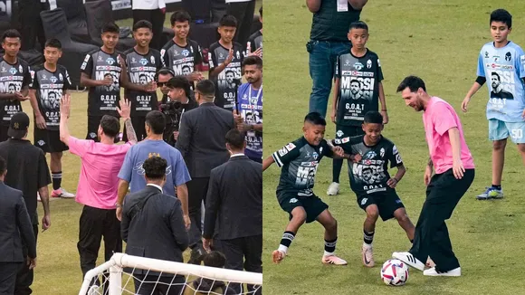 Lionel Messi in Delhi