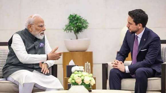 Narendra Modi King Abdullah II India Jordan