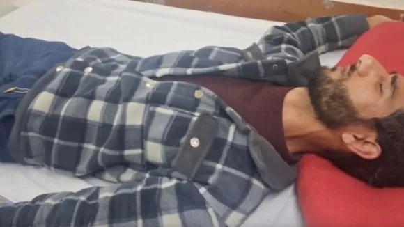 Jehangir Ahmad, who was allegedly assaulted by fringe elements in Dehra area of Kangra district.