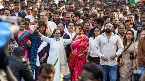 Mamata Banerjee Protest Against ED Raids