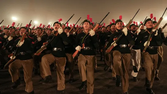 Republic Day parade rehearsals in Delhi