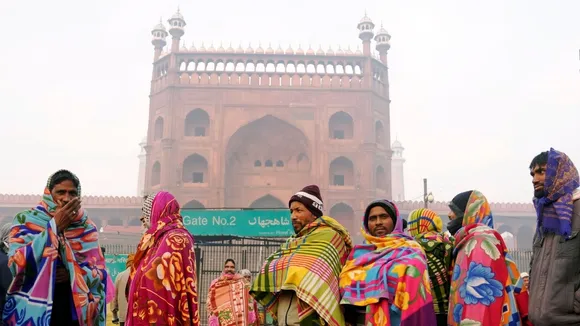 Delhi Winters Cold Wave Delhi Weather Jama Masjid