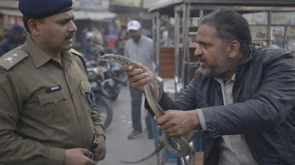 Mathura man carries snake in pocket