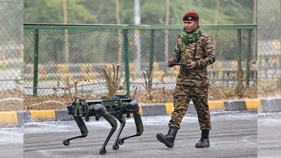 Army Day Parade Robotic mule
