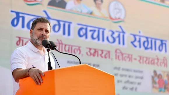 Rahul Gandhi MGNREGA Bachao Sangram