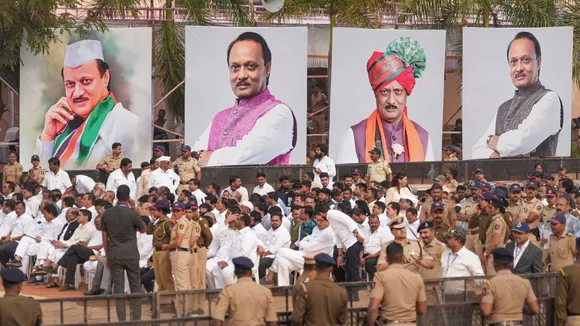 Ajit Pawar Funeral Baramati