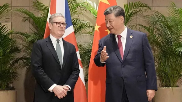 Xi Jinping Keir Starmer UK China Relations