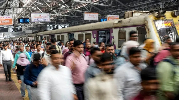 Indian Railways Image Mumbai Local Train Indian Population Census 2027