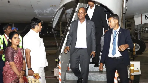 Seychelles President Patrick Herminie in Chennai