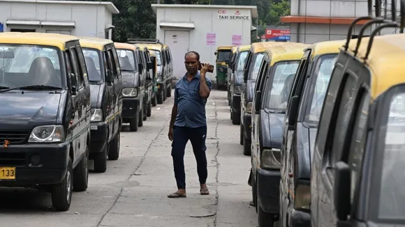 Taxi Strike Ola Uber Strike Kaali Peeli