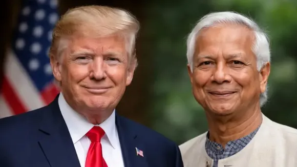 Donald Trump and Mohammad Yunus