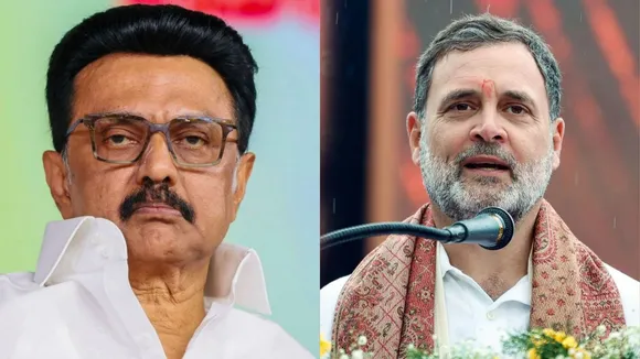 M K Stalin Rahul Gandhi DMK Congress Alliance