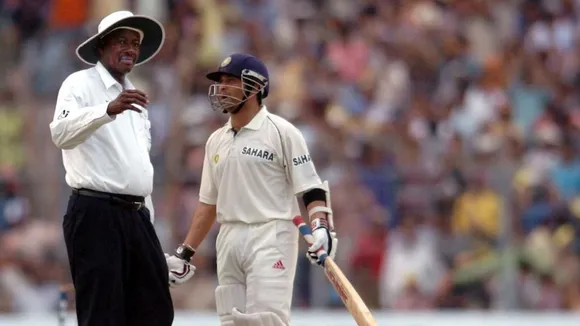 Steve Bucknor Sachin Tendulkar