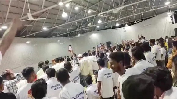 Ashok Gehlot's OSD Lokesh Sharma reaches CM house with supporters