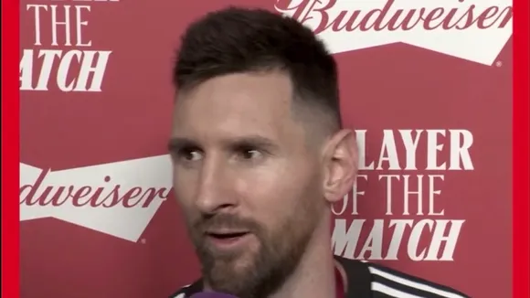 Lionel Messi was the player of the match