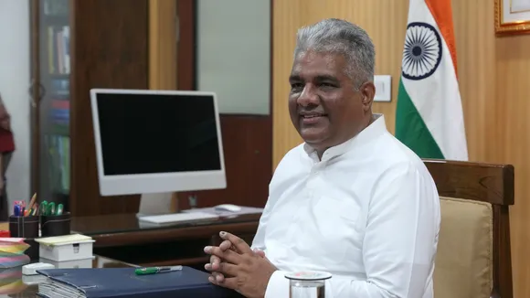 BJP MP Bhupender Yadav takes charge as Environment, Forest and Climate Change Minister a day after the portfolio allocation, in New Delhi, Tuesday, June 11, 2024.