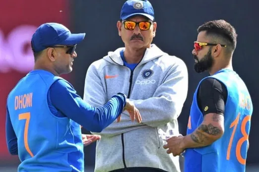 MS Dhoni Virat KOhli Ravi Shastri