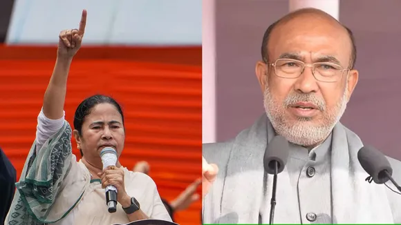 Mamata Banerjee N Biren Singh